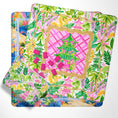 Load image into Gallery viewer, Mahjong Mat, Summer Collection, Neoprene, Wholesale Mahjong Mat Wholesale- Boutique Monogram