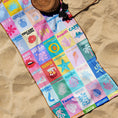 Load image into Gallery viewer, Summer Travel Collage Posters Lightweight Beach Towels
