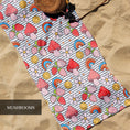 Load image into Gallery viewer, Coquette Girly Lightweight Beach Towels