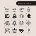 Load image into Gallery viewer, Desk Pad Mats, monogram collection Desk Pads- Boutique Monogram
