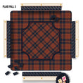 Load image into Gallery viewer, 31" Mahjong Mat, Fall Plaid, Wholesale