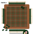 Load image into Gallery viewer, 31" Mahjong Mat, Fall Plaid, Wholesale