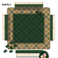 Load image into Gallery viewer, 31" Mahjong Mat, Fall Plaid, Wholesale