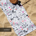 Load image into Gallery viewer, Taylor Swift Poets Department Inspired Lightweight Beach Towels
