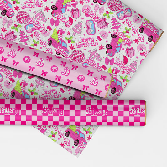 Barbie Inspired Gift Wrap