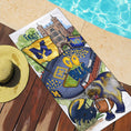Load image into Gallery viewer, College Lightweight Beach Towels, Michigan
