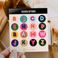 Load image into Gallery viewer, Personalized Large Initial Phone Case, Bold Colors