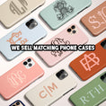 Load image into Gallery viewer, Personalized Airpods Max Covers, Custom Air Pod Max, Snap Headphone Protective Cover, Initials, Letters, Monogram Initials, Boho Neutral