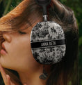 Load image into Gallery viewer, Personalized Airpods Max Covers, Custom Air Pod Max, Snap Headphone Protective Cover, Initials,Letters,Toile De Jouy, French Vintage Pattern