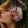 Load image into Gallery viewer, Personalized Airpods Max Covers, Custom Air Pod Max, Snap Headphone Protective Cover, Initials,Letters, Watercolor Flowers,Floral Maximalist
