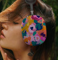 Load image into Gallery viewer, Personalized Airpods Max Covers, Custom Air Pod Max, Snap Headphone Protective Cover, Initials,Letters, Watercolor Flowers,Floral Maximalist
