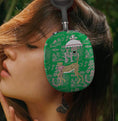 Load image into Gallery viewer, Personalized Airpods Max Covers, Custom Air Pod Max, Snap Headphone Protective Cover, Initials, Letters, Monogram, Large Shadow Initials, Popular, Trendy, Classy,High Quality Airpods Max, pink, blue, green, tan, boho, peach, orange, leopard, Cheetah