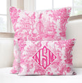 Load image into Gallery viewer, Personalized Toile Pillow