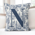 Load image into Gallery viewer, Personalized Toile Pillow