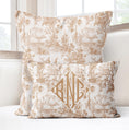 Load image into Gallery viewer, Personalized Toile Pillow