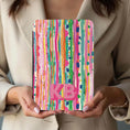 Load image into Gallery viewer, Personalized Kindle Case, Paperwhite 7”,Colorsoft Signature 2024, Custom Cover, Handle, Initials, Watercolor Paint, Colorful