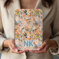 Load image into Gallery viewer, Personalized Kindle Case, Paperwhite 7”,Colorsoft Signature 2024, Custom Cover, Handle, Initials, Watercolor Paint, Flowers
