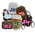Load image into Gallery viewer, Personalized AirPods Case, AirPods Pro Cover, Gen 1, 2, Custom Cover, Monogram, Large Initials, Top Seller, Popular, Tortoise, Leopard, Cow