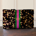 Load image into Gallery viewer, Custom Tote Bag, Large Travel Bag, Overnight, Monogram, Personalized, Letter, Initial, Tortoise Shell, Stripe, Red, Green, Pink, Blue