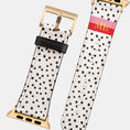 Load image into Gallery viewer, Personalized Apple Watch Band, Custom Strap, Smart Watch, 38, 40, 41, 42, 44, 45, 49, 3 4 5 6 7 8 9 10 SE, Letter, Initials, Dalmation Dots