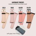 Load image into Gallery viewer, Personalized Apple Watch Band, Custom Strap, Smart Watch, 38, 40, 41, 42, 44, 45, 49, 3 4 5 6 7 8 9 10 SE, Letter, Initials, Tortoise Stripe
