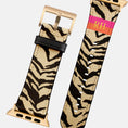 Load image into Gallery viewer, Personalized Apple Watch Band, Custom Strap, Smart Watch, 38, 40, 41, 42, 44, 45, 49, 3 4 5 6 7 8 9 10 SE, Letters, Initials, Zebra Stripe