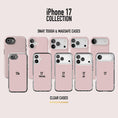Load image into Gallery viewer, Personalized Initial Phone Case, Custom Name, iPhone 17e, 16, 15, 14,13,Magsafe,Pro Max,Plus,Mini, Monogram, Designer Brown Checkers, Stripe