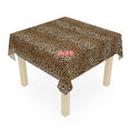 Load image into Gallery viewer, Custom Mahjong Tablecloth, Card Game Table Cover, Monogram, Personalized, Initials, Trendy Colors, Popular, Animal Leopard Cheetah Pattern
