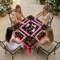 Load image into Gallery viewer, Custom Mahjong Tablecloth, Card Game Table Cover, Monogram, Trendy Colors, Popular, Modern Tortoise Pattern