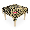Load image into Gallery viewer, Custom Mahjong Tablecloth, Card Game Table Cover, Monogram, Personalized, Initials, Trendy Colors, Popular, Animal Zebra Pattern