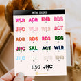 Load image into Gallery viewer, Custom Mahjong Tablecloth, Card Game Table Cover, Monogram, Personalized, Initials, Trendy Colors, Popular, Harlequin Checker, Black, White
