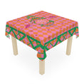 Load image into Gallery viewer, Custom Mahjong Tablecloth, Card Game Table Cover, Monogram, Personalized, Letter, Initial, Preppy, Chinoiserie, Flamingos, Pagoda, Bamboo