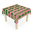 Load image into Gallery viewer, Custom Mahjong Tablecloth, Card Game Table Cover, Monogram, Personalized, Letters, Initial, Leopard Cheetah Oriental Rug Design