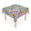 Load image into Gallery viewer, Custom Mahjong Tablecloth, Card Game Table Cover, Monogram, Personalized, Initials, Trendy Colors, Popular, Chinoiserie, Floral, Oranges,Jar