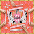 Load image into Gallery viewer, Custom Mahjong Mat, Personalized, Monogrammed, Letter, Initial, Preppy, Staffordshire Dogs, Chinoiserie, Pagoda