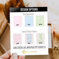 Load image into Gallery viewer, Personalized Kindle Case, 6", 6.8", 7" Paperwhite Colorsoft Signature, Custom Initials, Monogram, Pastel Grand Millennial, Floral, Stripe