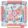 Load image into Gallery viewer, Custom Mahjong Mat, 31.5", Neoprene, Personalized, Monogrammed, Initial, Winter, Holiday, Christmas, Gingerbread House, Preppy