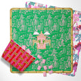 Load image into Gallery viewer, Mahjong Mat, Neoprene, Preppy, Chinoiserie, Wholesale Mahjong Mat Wholesale- Boutique Monogram