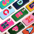Load image into Gallery viewer, Personalized Large Initial Phone Case, Bold Colors