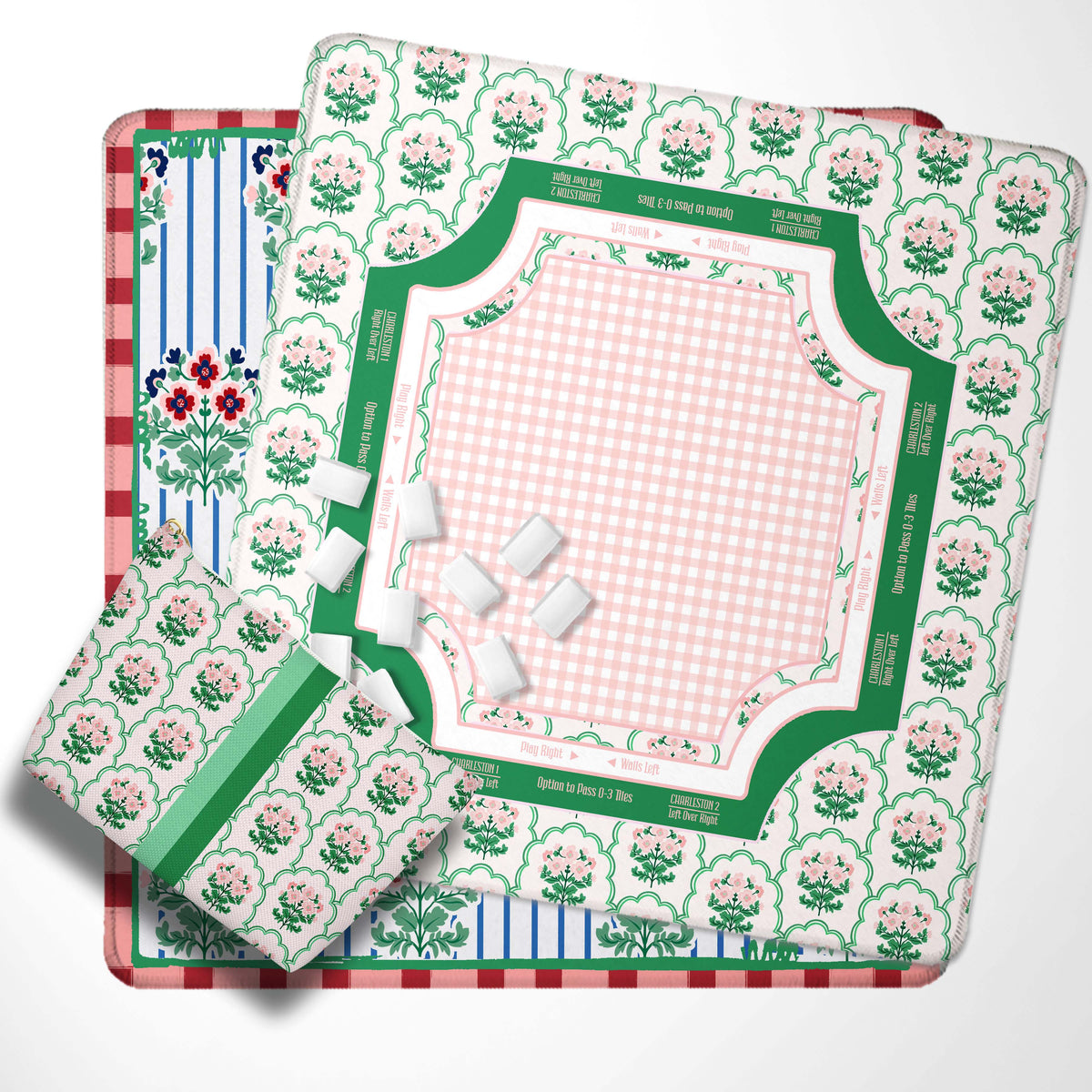 Mahjong Mat, Grand Millennial, Cottage Core, Preppy, Wholesale Mahjong Mat Wholesale- Boutique Monogram