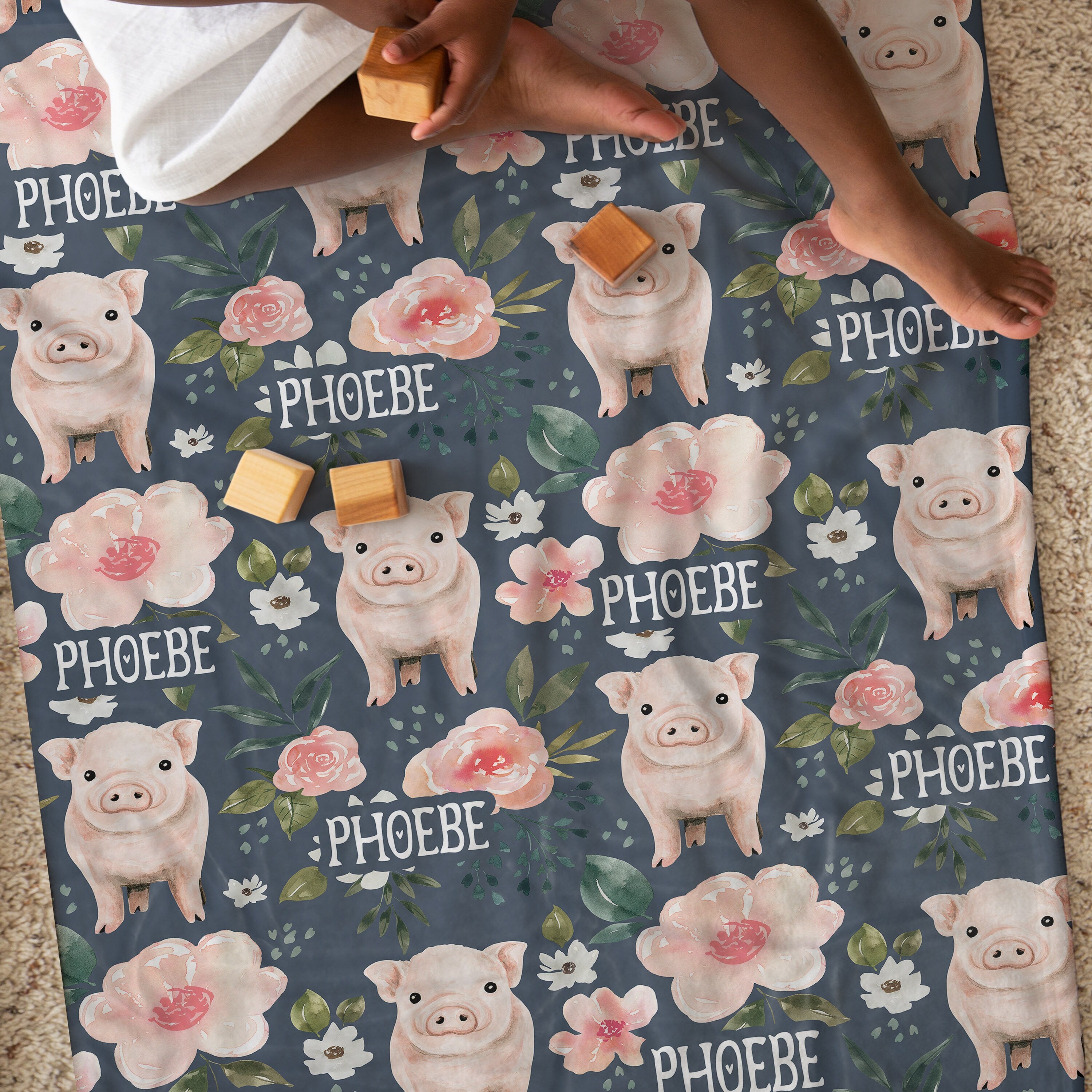 Baby Blanket BOUTIQUE MONOGRAM