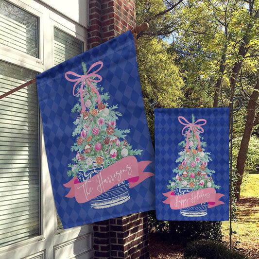 Christmas Personalized Flag