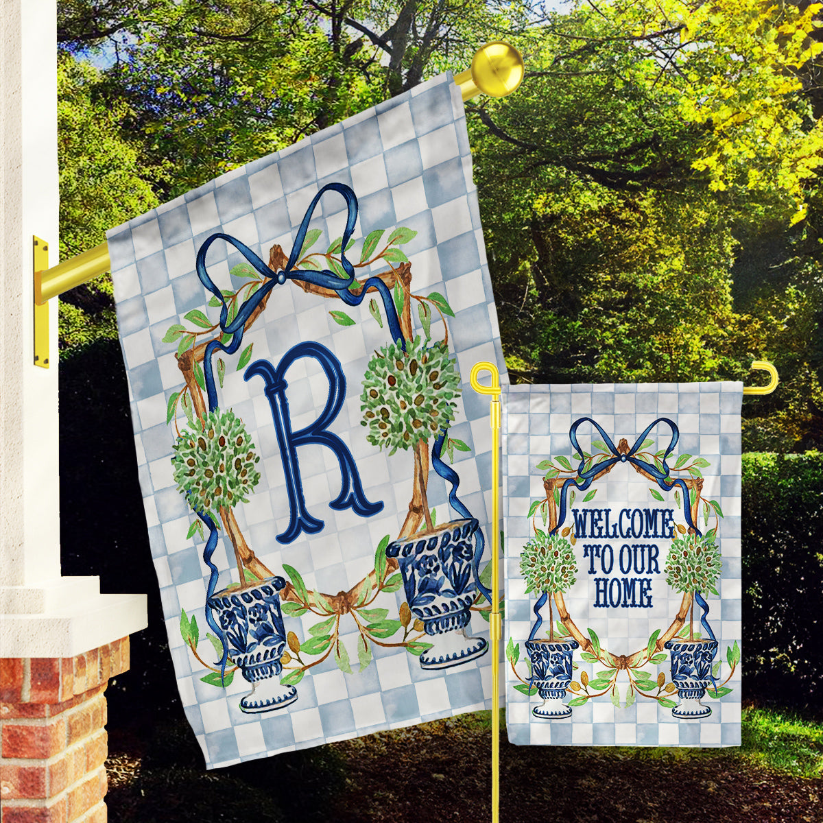Personalized Flag  Personalized Flags- Boutique Monogram
