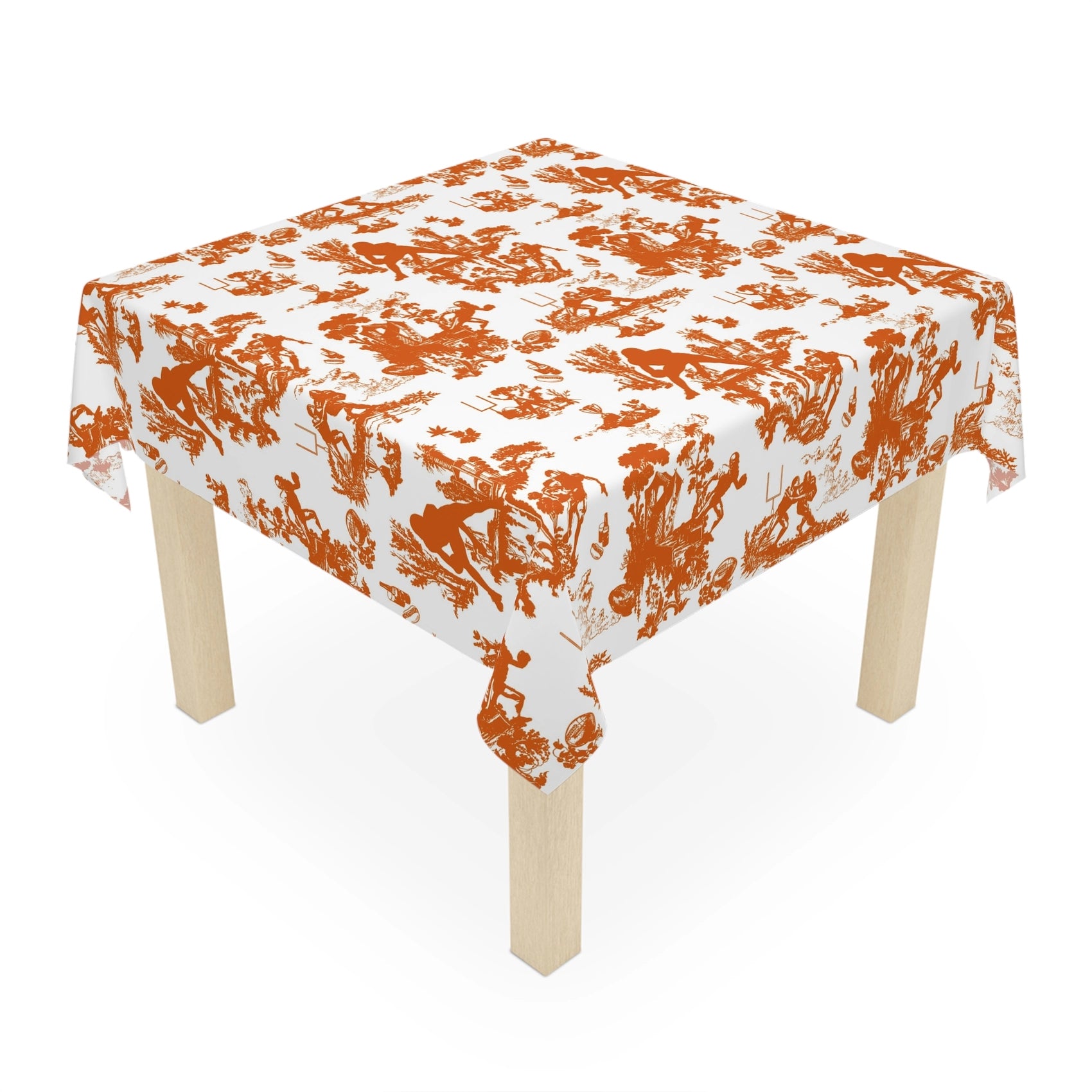 Mahjong Tablecloths College Football Toile, Wholesale  Mahjong Tablecloths- Boutique Monogram