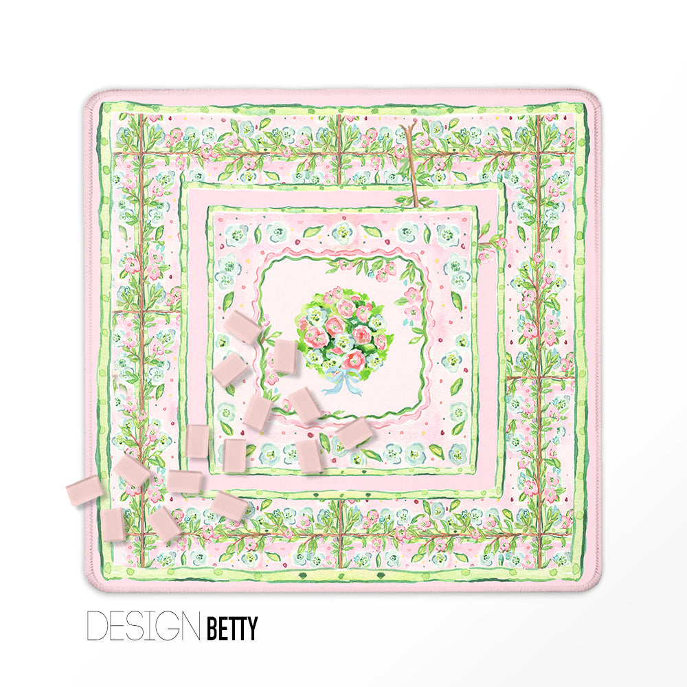 Mahjong Mat, Spring Collection, Neoprene, Wholesale  Mahjong Mat Wholesale- Boutique Monogram