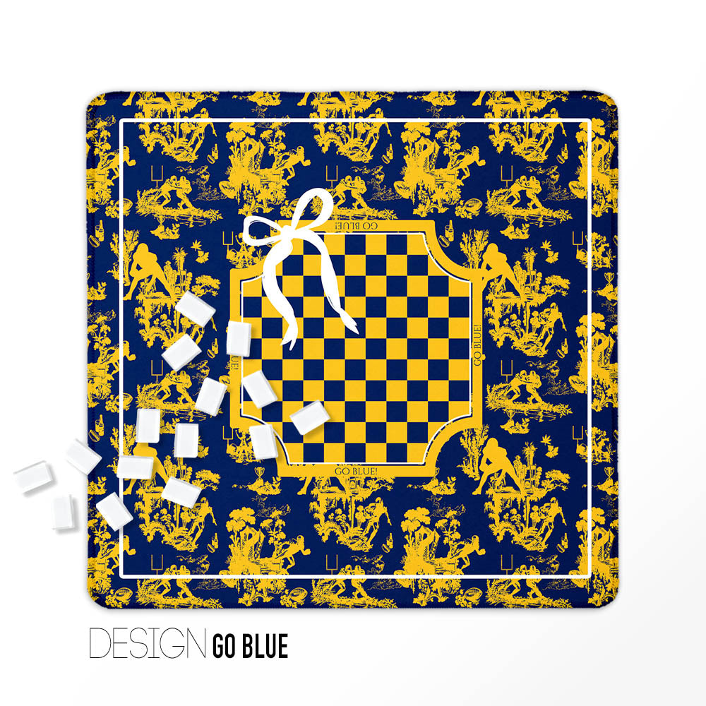 Mahjong Mat, College Football, Neoprene, Wholesale  Mahjong Mat Wholesale- Boutique Monogram