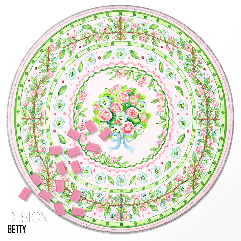 Custom Round Mahjong Mat