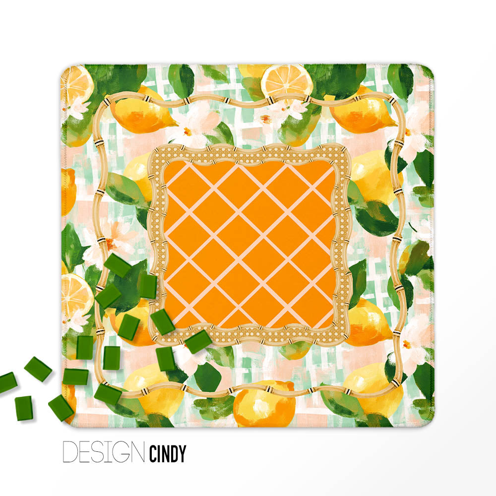 Mahjong Mat, Summer Collection, Neoprene, Wholesale  Mahjong Mat Wholesale- Boutique Monogram