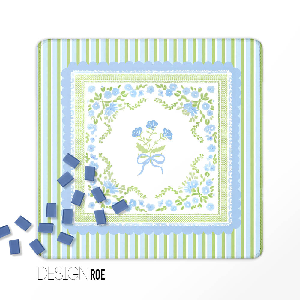 Mahjong Mat, Summer Collection, Neoprene, Wholesale  Mahjong Mat Wholesale- Boutique Monogram