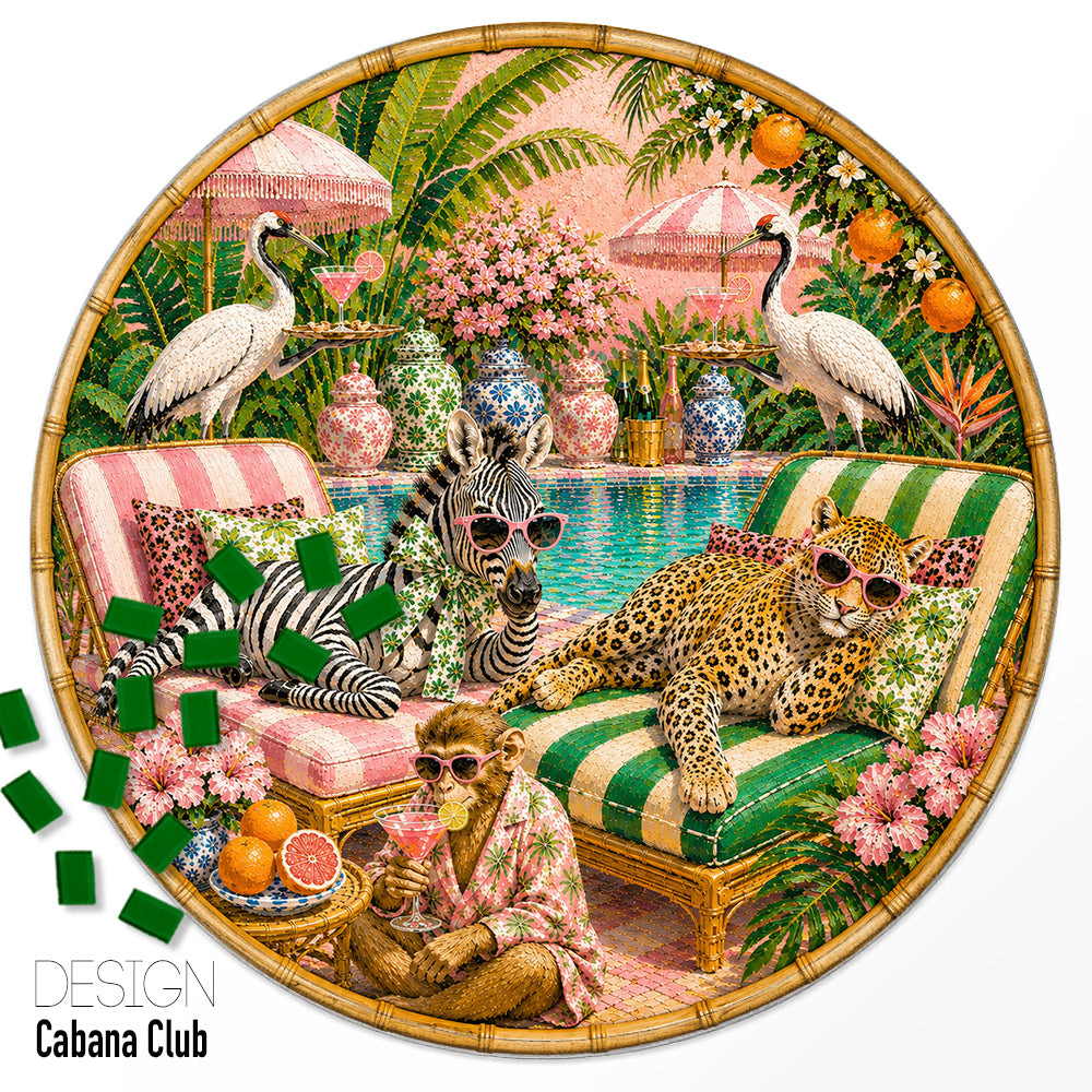 Custom Round Mahjong Mat